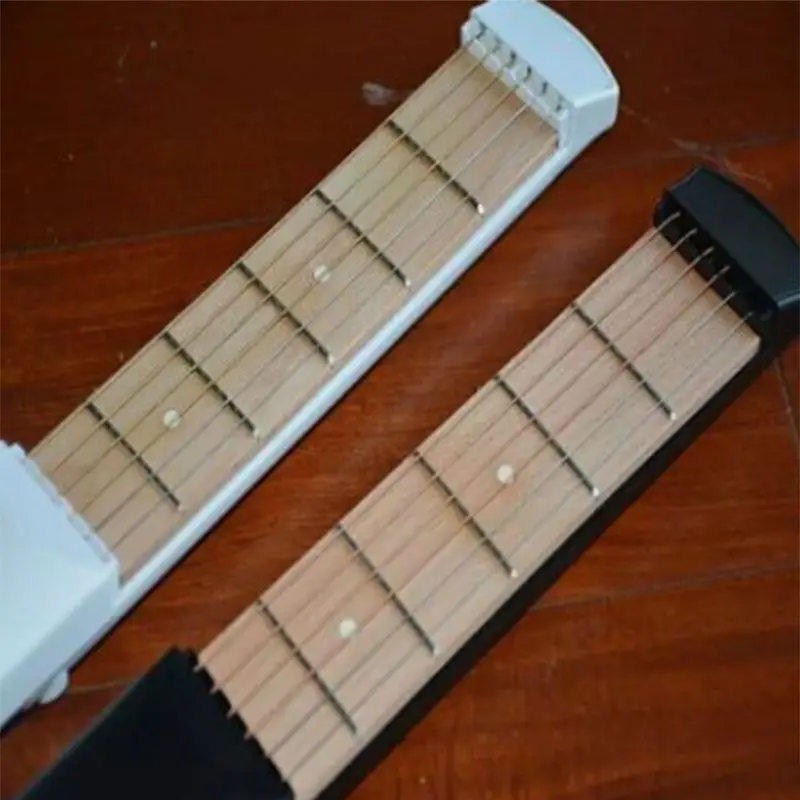 

Acoustic Guitar Practice Tool Portable Pocket Finger Exercise Chord Changes Trainer 4 6 Fret Stringed Instruments Trainer
