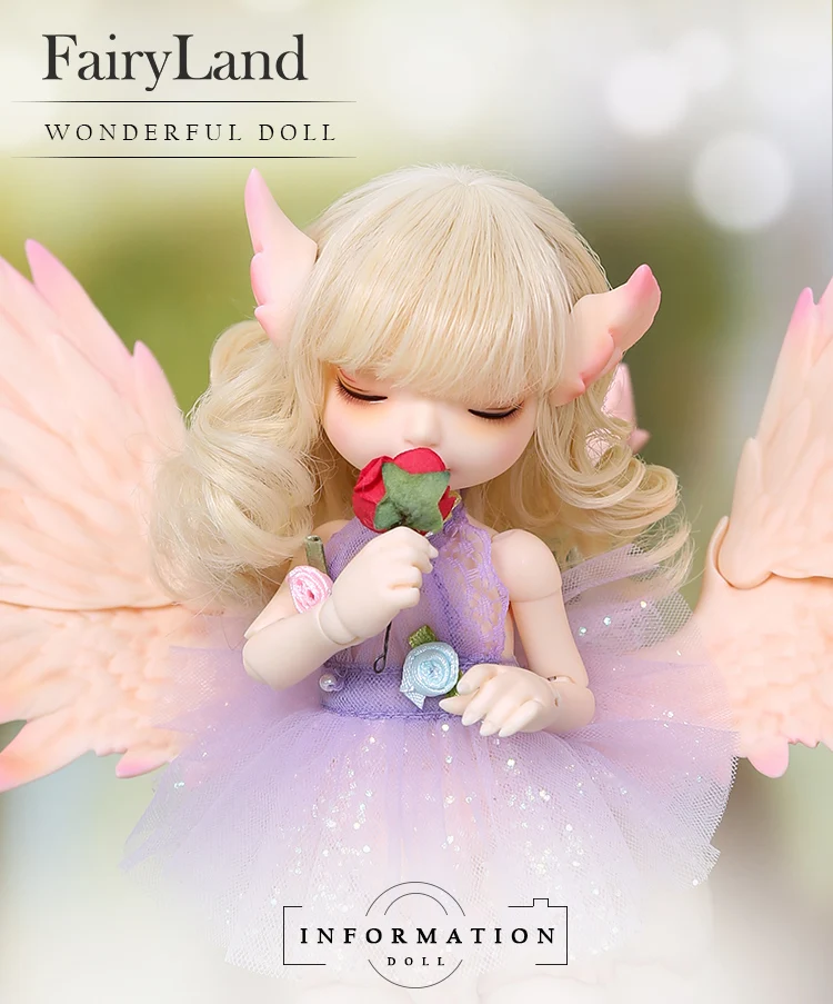 Boneca para Vendas Fairyland Realfee Haru - 7 Bjd sd Resina Figuras Luts ai Yosd Kit Brinquedo Presente Fanansy Anjo fl 1 2 sd resina figuras luts ai yosd kit