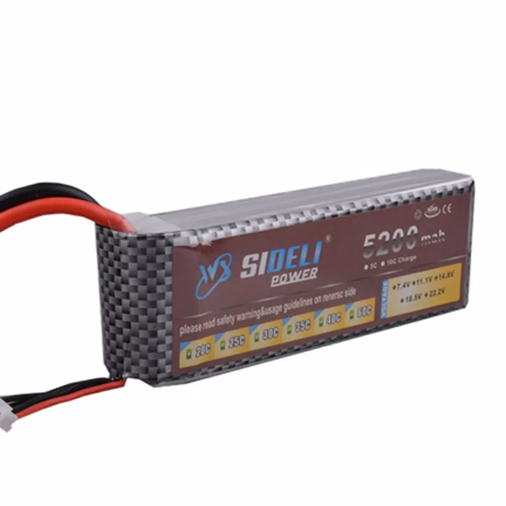 5 шт. ELEOPTION 11.1 В 5200 мАч 3 S 30c lipo Батарея для RC автомобилей Грузовик Вертолет Самолет Рамки комплект с XT60/T штекер