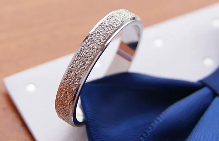 Fashion sterling silver couple rings. Solid 925 silver wedding engagement ring. Woman or man single ring. Wholesale jewelry