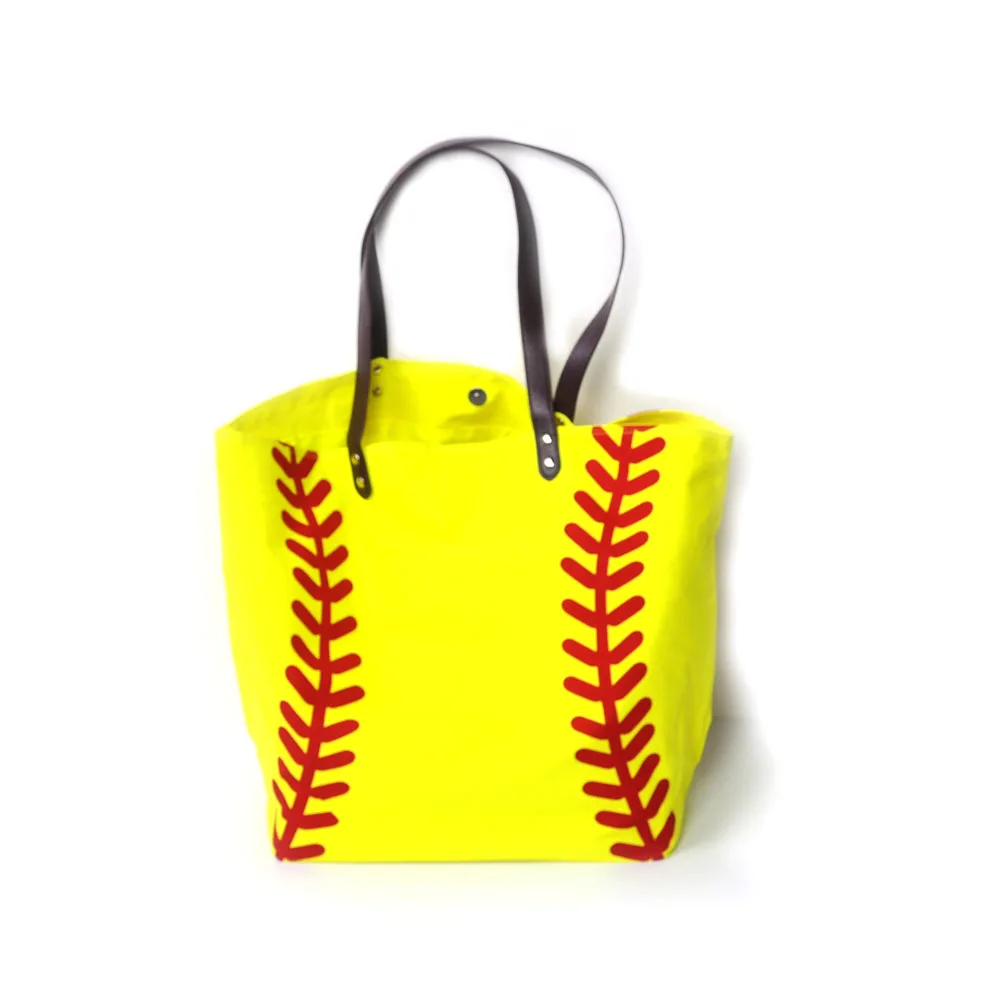 Buy Wholesale Blanks Softball Canvas Tote Bags Casual