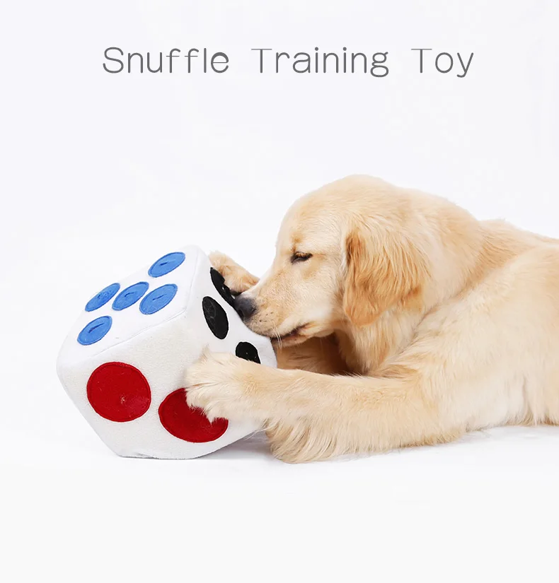 Doglemi Snuffing собака игрушечные игральные кубики дизайн закуски еда обучение плюшевая игрушка домашнего питомца