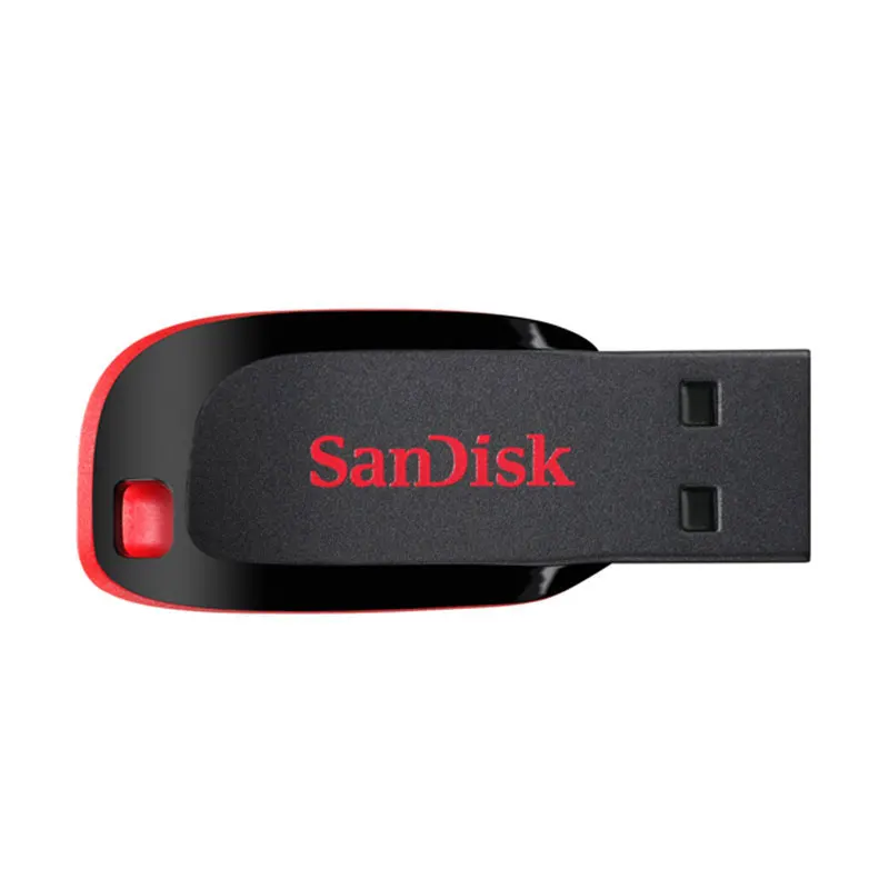 SanDisk USB 2,0 Мини-флеш-накопители 64 ГБ 32 ГБ 16 ГБ флеш-накопитель U диск USB ключ Флешка для ПК - Цвет: Черный