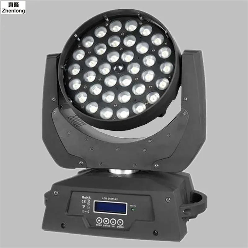 

36*10W LED Bee Eye Zoom Moving Head Light 4 In 1 Led RGBW Dyeing Matrix Highlight Stage Lights for Bar KTV Wedding Beam Light