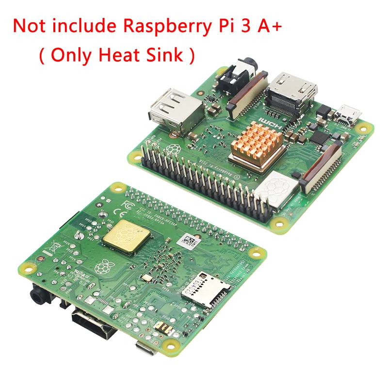 Raspberry Pi 3 Модель A + радиатор 2 шт. Купер для Model B|Аксессуары демонстрационных