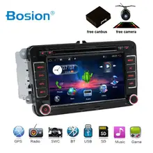 Bosion PX6 2din car gps Android 9.0 dvd player For Volkswagen Skoda POLO GOLF 5 6 PASSAT CC TIGUAN TOURAN Fabia Caddy 4G 64G