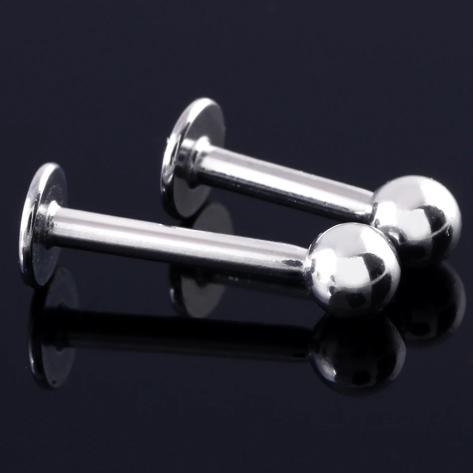Tragus Piercings Labret Stud Lip Rings Helix Piercing Ear Cartilage Earring Body Jewelry 1PC 14G 16G ASTM-F136 Titanium piercing jewelry,body piercing earrings,ear piercing jewelry,metal jewelry,body piercing jewelry,body jewelry