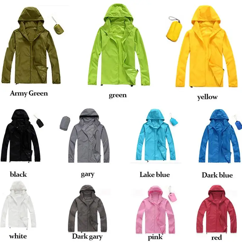 

1 Piece of Outdoor Sports Camping Hiking Sun Protection Waterproof Quick-drying Clothing UV Protection Jacket for Men and Women
