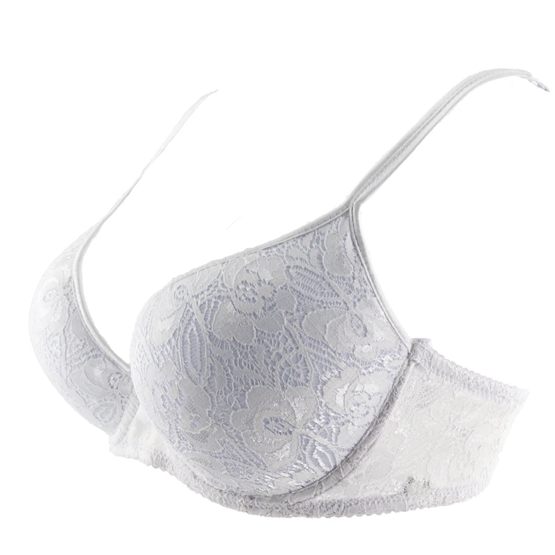 

PlusGalpret Women's Push Up Bra Lace Sexy Solid Lingerie Plus Size Padded Brassiere Floral Soutien Gorge Bh Big Size 80B-115D