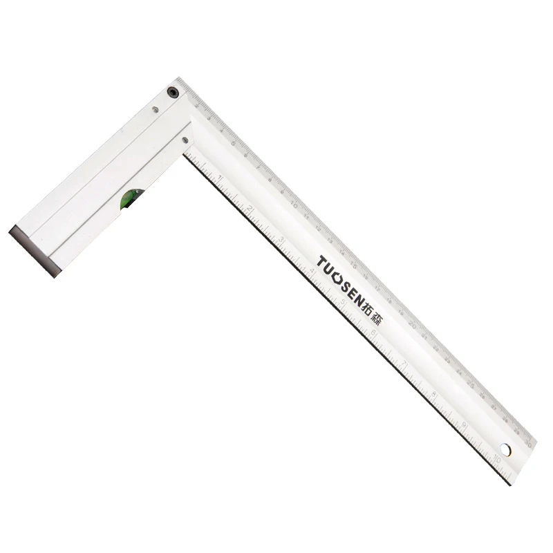 

90 degree right angle ruler Woodworking angle ruler corner ruler 500MM Stamping Scale Bend 50CM Aluminum Alloy Angle Scale