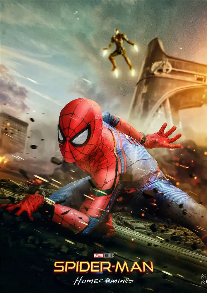 Spiderman Ritorno A Casa Poster Ad Alta Definizione Di Film Autoadesivi Della Parete Della Decorazione Della Casa