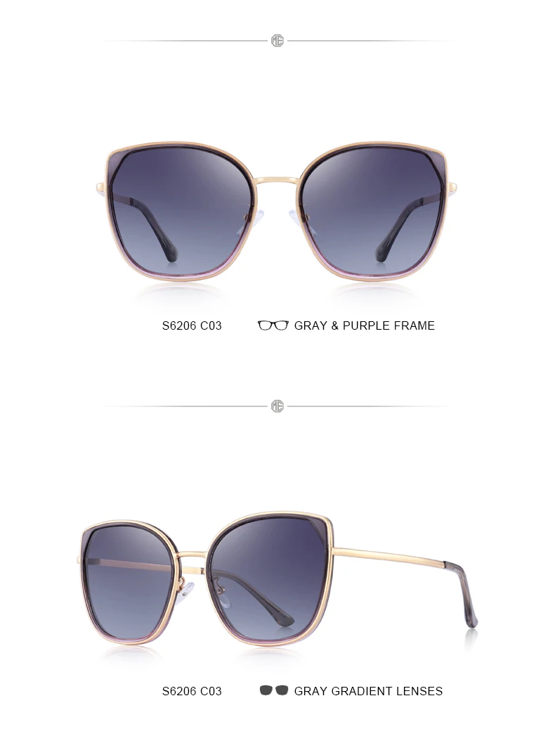 MERRYS дизайнерские женские Модные поляризованные солнцезащитные очки кошачий глаз, женские роскошные брендовые трендовые солнцезащитные очки с защитой от уф400 лучей S6206