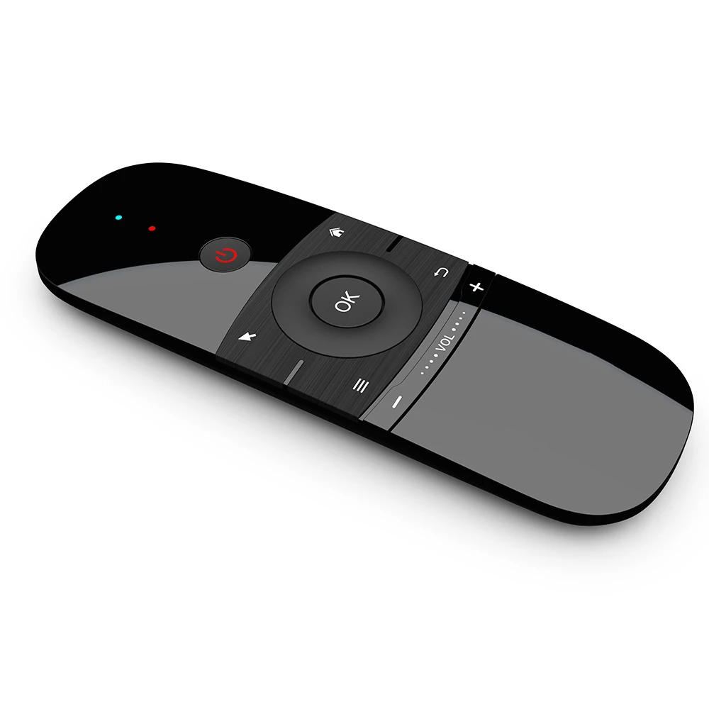 W1 беспроводная клавиатура 2,4G Fly Air mouse Rechargeble мини пульт дистанционного управления для Android tv Box/PC/tv английский русский