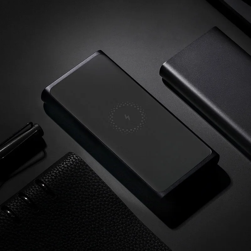 Xiao mi Беспроводное зарядное устройство 10000 мАч Qi Быстрое беспроводное power Bank для