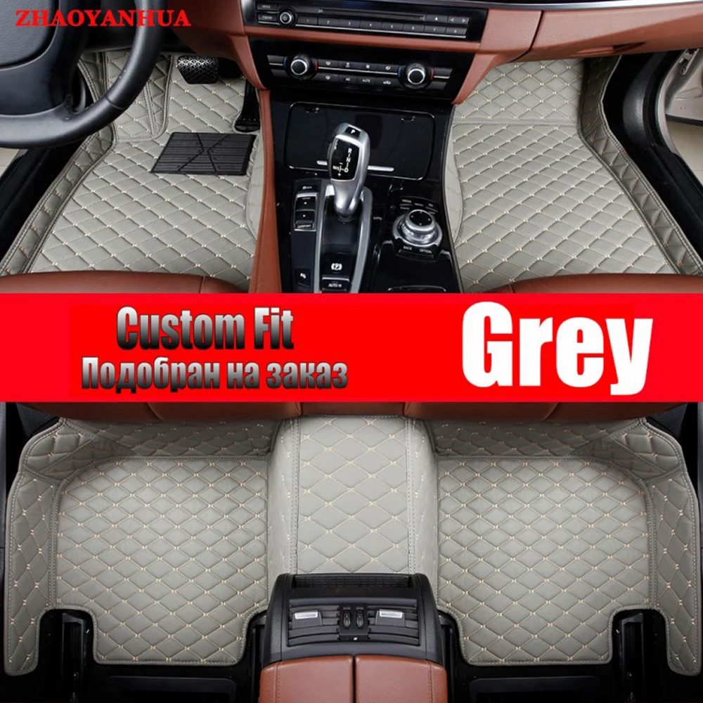 

ZHAOYANHUA car floor mats made for Kia K7 Cadenza full cover waterproof foot case car-styling carpet rugs perfect liners (2011-n