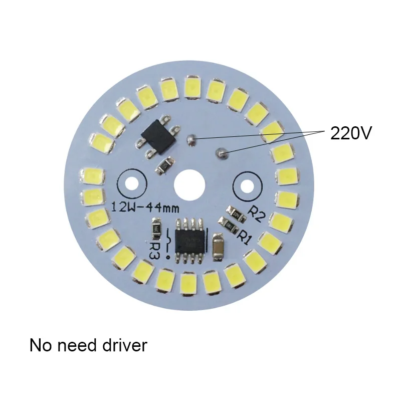 Светодиод dob лампы Чип 3 Вт 5 Вт 7 Вт 9 Вт 12 Вт AC 220 В вход Смарт IC драйвер подходит для DIY светодиодный светильник прожекторы Светодиодный светильник