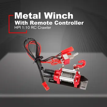

Metal Winch With Remote Controller for Traxxas HSP Redcat Tamiya Axial SCX10 D90 HPI 1:10 RC Crawler Car Model Toy Parts