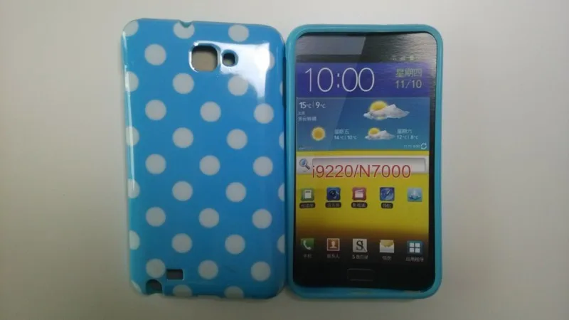 Samsung Galaxy Note i9220 Polka Dots Case (7)