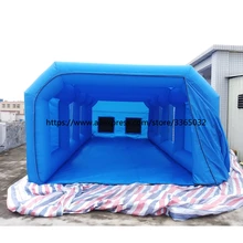 Профессиональный поставщик высокое качество 7*4*3 м надувная покрасочная будка, портативная надувная покрасочная будка для автомобиля