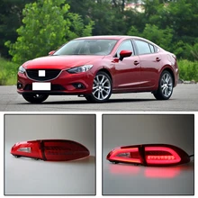 Capqx 4 шт./компл. для Mazda 6 Mazda6 Atenza- светодиодный фонарь светильник задний тормоз светильник головной светильник стоп-сигнал тормозной светильник