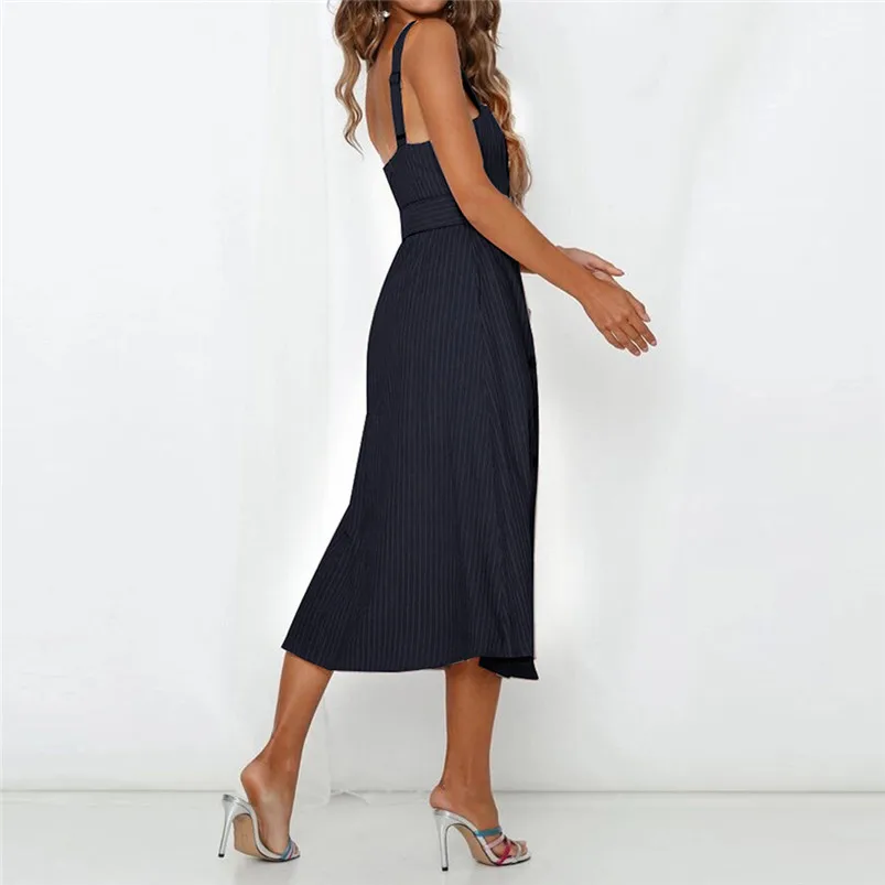 Women's Summer Sleeveless Casual Loose Swing T-Shirt Dress with Pockets Dress sukienka damska plus size vestidos verano H13 (13)