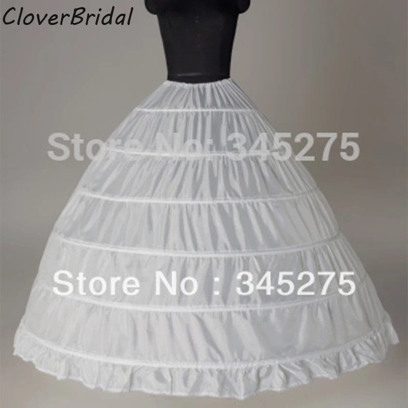 Nylon Ball Gown 1 Tier Floor length Slip Wedding Petticoat For Ball