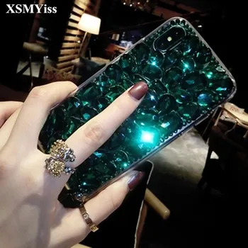 

Bling Jewelled Rhinestone Crystal Diamond Soft Back color Phone Case Cover For iPhone 11 Pro Max X 6 6s 7 8 Plus 5 SE XR Xs Max