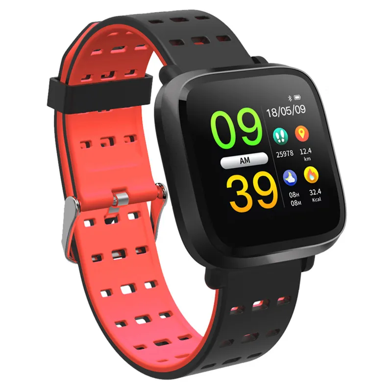 

Fitness tracker colorful smartband ip67 waterproof smart bracelet heart rate blood pressure oxygen for apple huawei xiaomi oppo