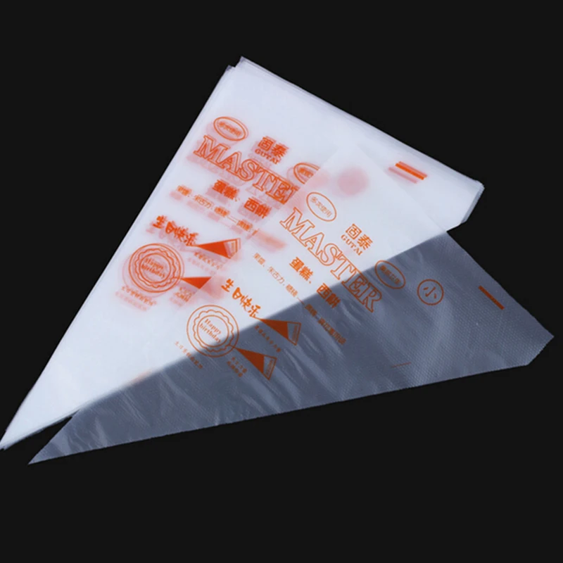 100 шт./компл. одноразовый мешок для теста конвейерное покрытие кондитерские кекс украшения сумки форма для печенья 17x27x30 см