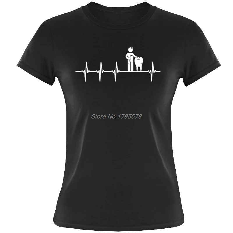 

Love Dentist Job T Shirt Cotton Short Sleeve T-shirts For Women Hipster T Shirts For Girl Hip Hop Tees Tops Harajuku Streetwear