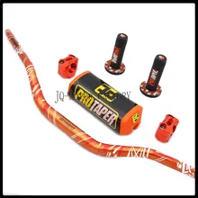 1 1/" толстый руль 28 мм руль+ ручки+ зажимы для штанги+ барная Накладка для мотоцикла MX для мотокросса питбайк подходит для KTM EXC CRF YZF250 KLX RMZ