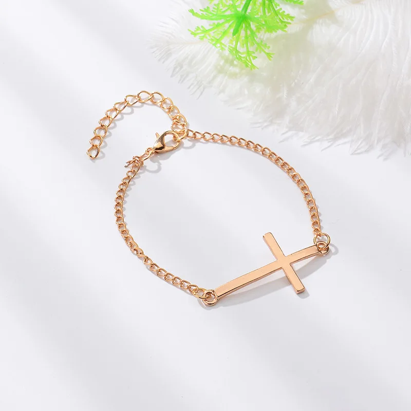Браслет дружбы фенечки для пар braclet цепь Ссылка Шарм Крест браслет женский femme