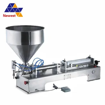 

50-300 ml semi automatic liquid filling machine milk/yogurt/beer filling machine with stainless steel