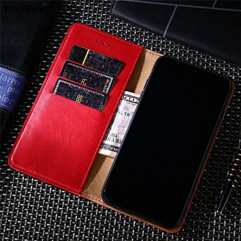 Чехол для Xiaomi Redmi Note 7 откидной книжка из искусственной кожи с отделениями карт