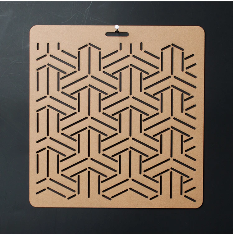 

Vintage wave design transparent 20*20cm big size costura Embroidery quilt line template, patchwork accessories plotting board