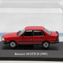 Алтайя 1:43 IXO Renault 18 GTX II 1987 литые модели Миниатюрные игрушки коллекция автомобилей