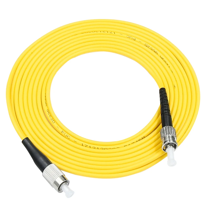 

10pcs Simplex FC/UPC-ST/UPC Optical Fiber patch Cord jumper cable Single mode PVC cable 3Meters fc-st connector
