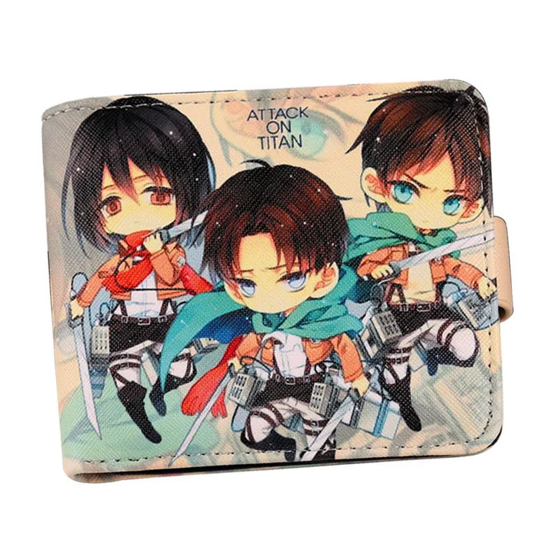 

new arrival 2018 anime wallets fate stay night/Attack on Titan/DATE A LIVE Nightmare Wallet card holder hasp purse