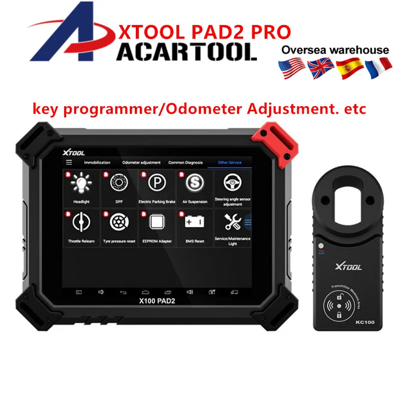 

Original XTOOL X100 PAD2 PRO Auto Key Programmer Odometer Correction Tool OB2 Car Diagnostic Tool with Special Functions