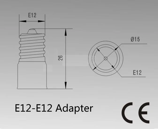 e12_to_e12_lamp_holder_adapter Dimension-1