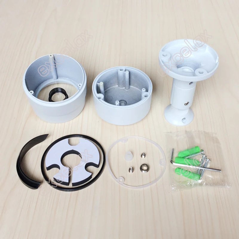 60mm Cable Protection Bracket Waterproof IR Bullet Camera Case CCTV Tube Casing Aluminum Alloy IP66 Outdoor for 36x LED Board