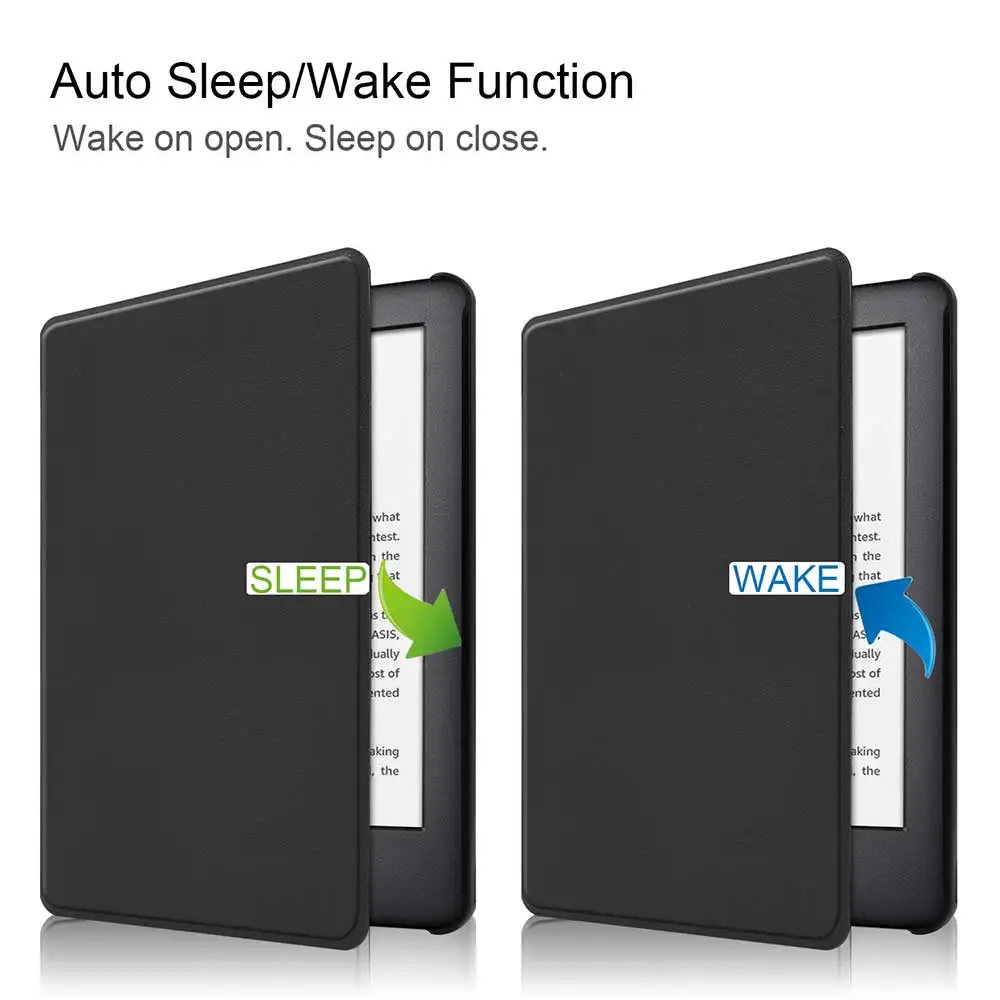 

OULLX Leather Case for Amazon All-new kindle 2019 Smart Sleep Cover New Kindle Touch 10th (10th Gen 2019) +gift