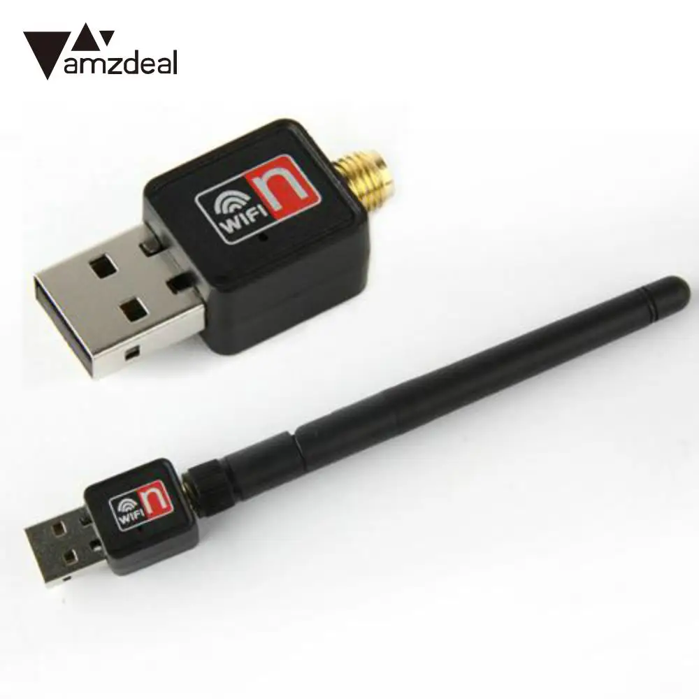 Amzdeal Новый мини 150 Мбит/с USB wi fi беспроводной сетевой карты 802 11 n/g/b адаптер