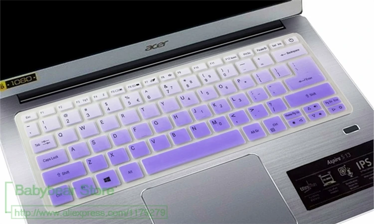 Силиконовый чехол-клавиатура для ноутбука acer Swift 3 SF314-52 SF314-54/Swift 1 SF114-32 14 дюймов i5 8250U