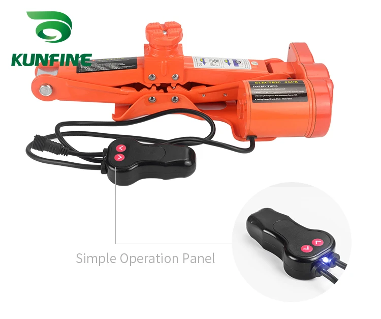 KUNFINE DC12V 2T Electric Impact Wrench & Electric Jack 004-1 (1)