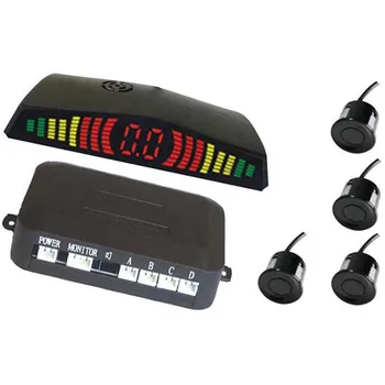 

Universal Car LED Display Parking Sensor With 4 Sensors Parking Reverse Assistance Backup Radar Monitor Detector System