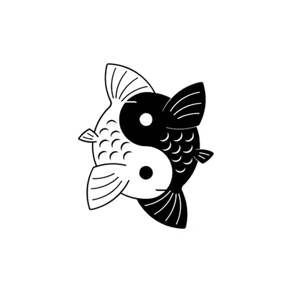 Japanese JDM Yin Yang Vinyl Decal Pack TWO Sticker 2 Japanese JDM Yin Yang Vinyl Decal Pack TWO Sticker 2