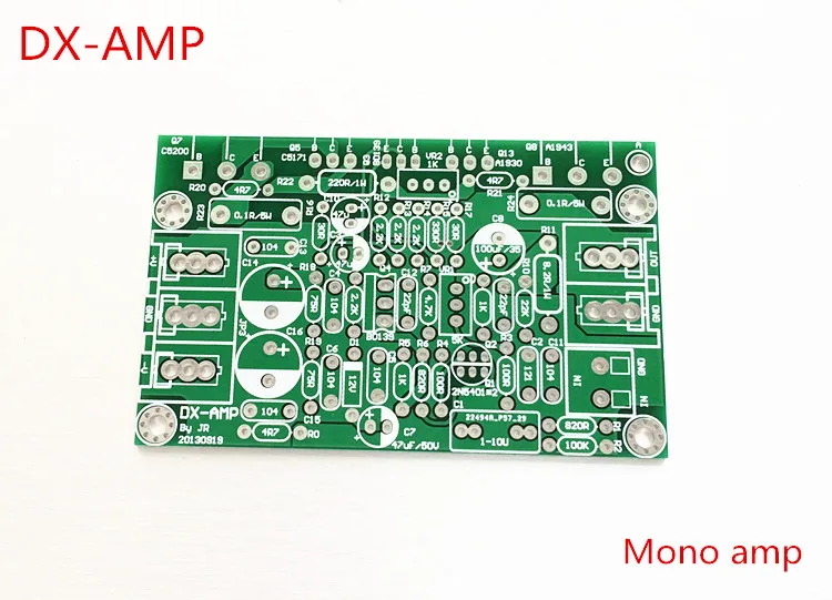 

DX amplifier tube 2SA1943 2SC5200 output mono amplifier board adjustable A discrete tube rear amplifier PCB board only