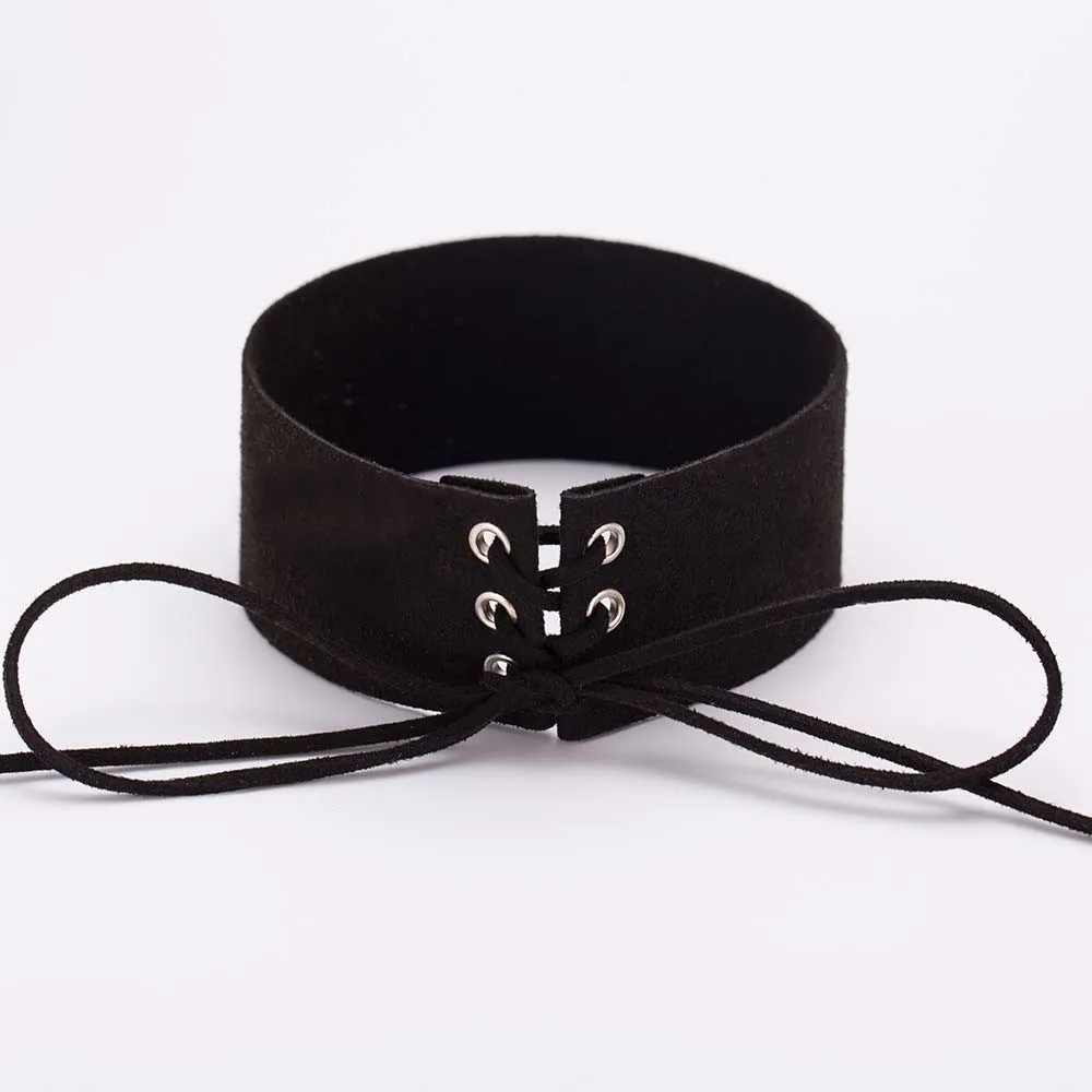 Sexy Lace Up Gothic Choker Necklace - Best Crossdress & Tgirl Store