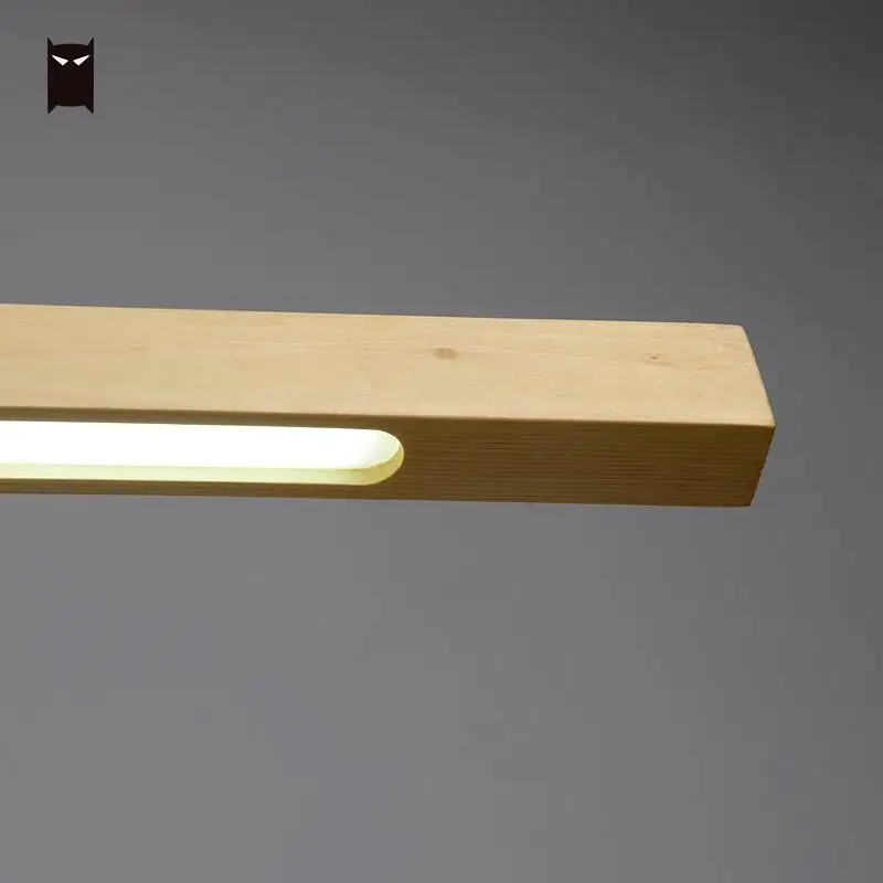 LED Деревянный бар подвесной светильник провод для осветительных приборов